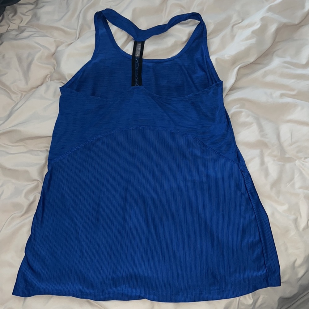 🔥Blue Racerback Workout Tank🔥 - Picture 5 of 6